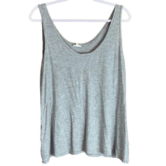 Soft Joie Heather Gray Scoop Neck Tank Top Size Small - Picture 1 of 6